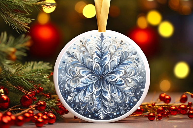 Round Christmass Ornament PNG