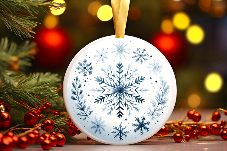 Round Christmass Ornament PNG