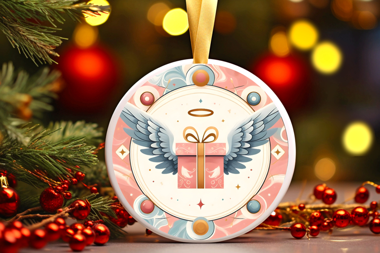 Round Christmass Ornament PNG