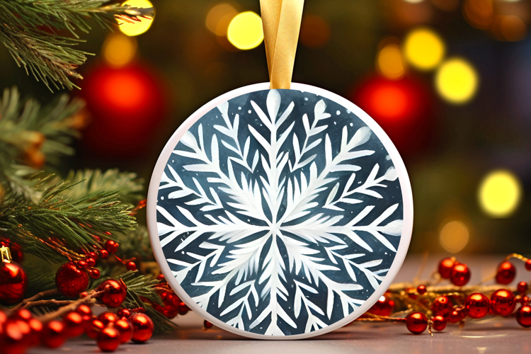 Round Christmass Ornament PNG