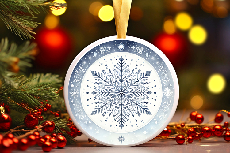 Round Christmass Ornament PNG