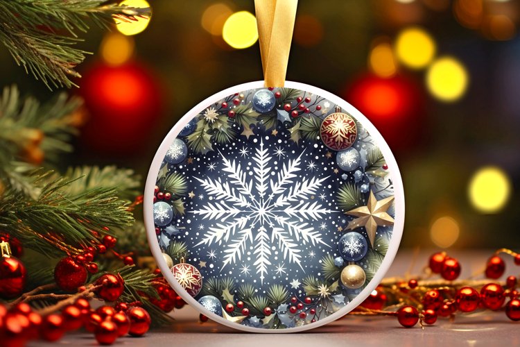 Christmas Ornament Clipart Image 24