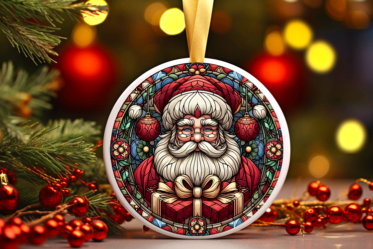 Round Christmass Ornament PNG