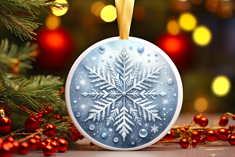 Round Christmass Ornament PNG
