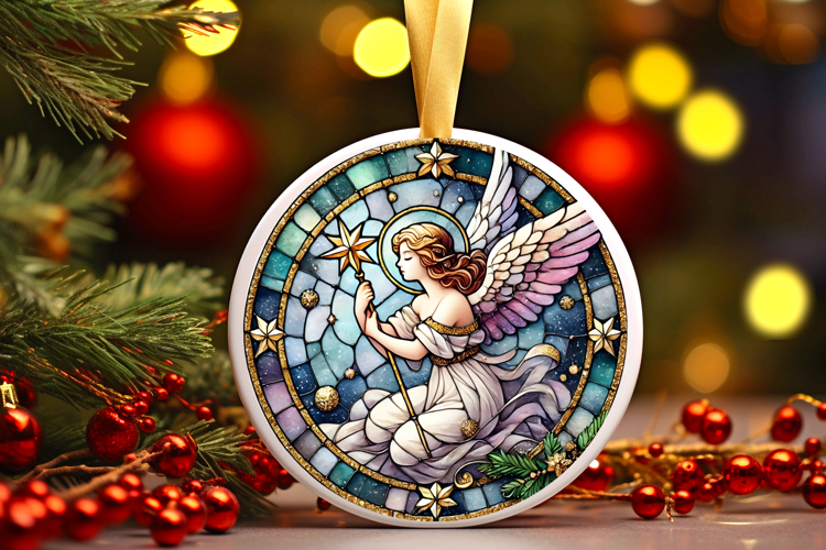 Round Christmass Ornament PNG