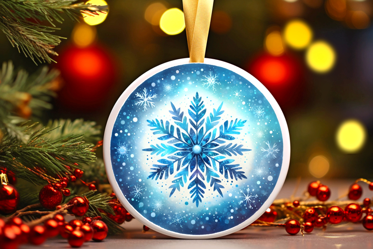 Round Christmass Ornament PNG