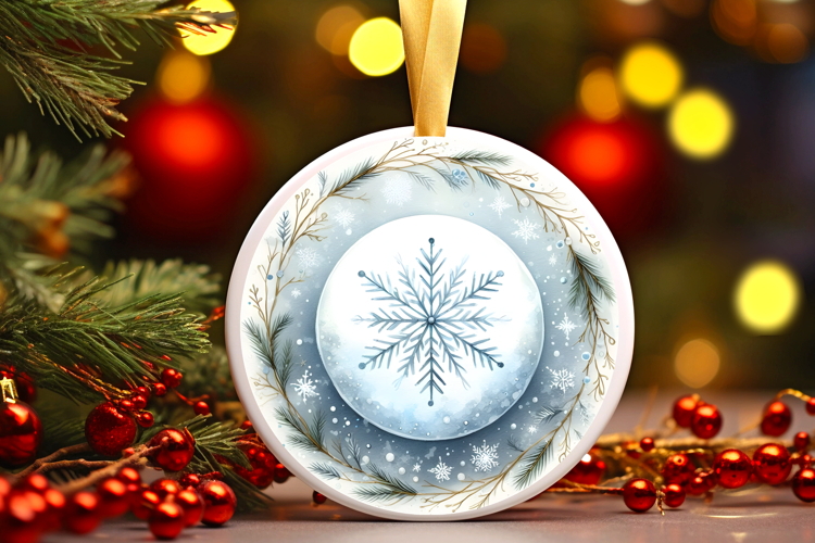 Round Christmass Ornament PNG