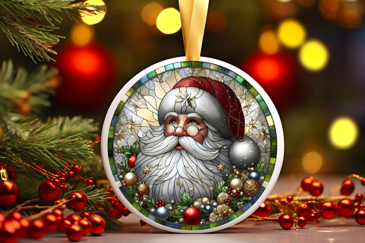 Round Christmass Ornament PNG