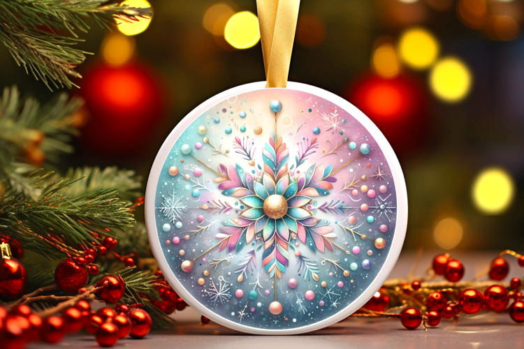 Round Christmass Ornament PNG