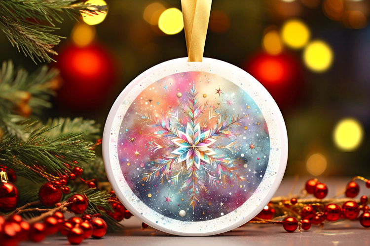 Round Christmass Ornament PNG