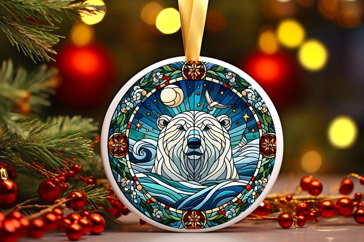 Round Christmass Ornament PNG