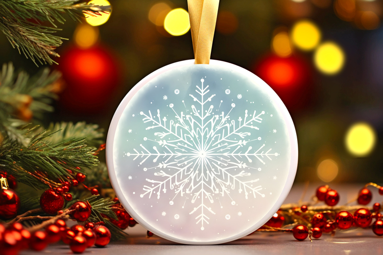 Round Christmass Ornament PNG