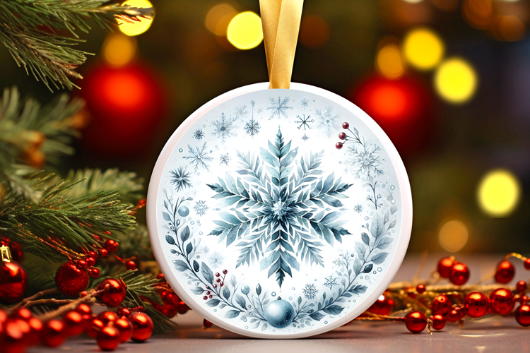 Round Christmass Ornament PNG