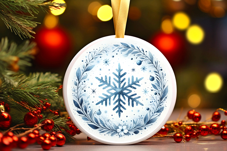 Round Christmass Ornament PNG