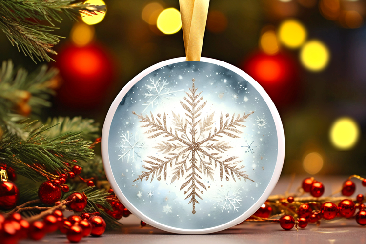 Round Christmass Ornament PNG