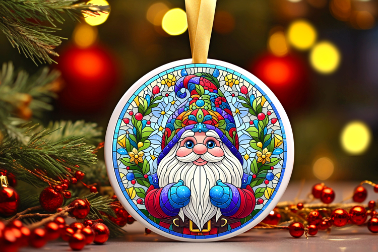 Round Christmass Ornament PNG