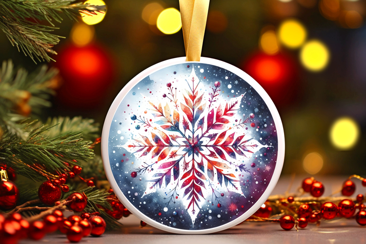 Round Christmass Ornament PNG