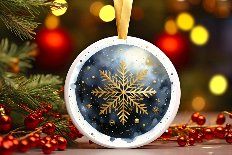 Round Christmass Ornament PNG