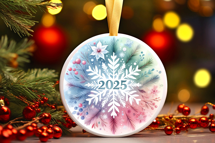 Round Christmass Ornament PNG