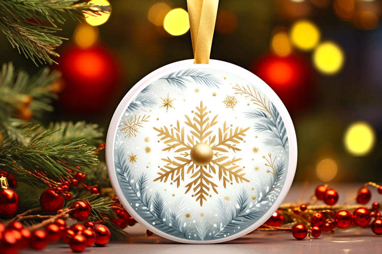 Round Christmass Ornament PNG