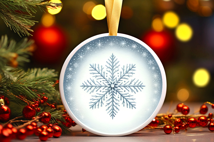 Round Christmass Ornament PNG