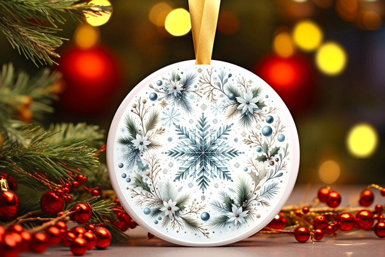 Round Christmass Ornament PNG