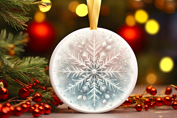Round Christmass Ornament PNG