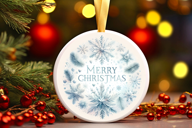 Round Christmass Ornament PNG