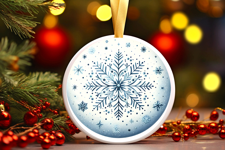 Round Christmass Ornament PNG