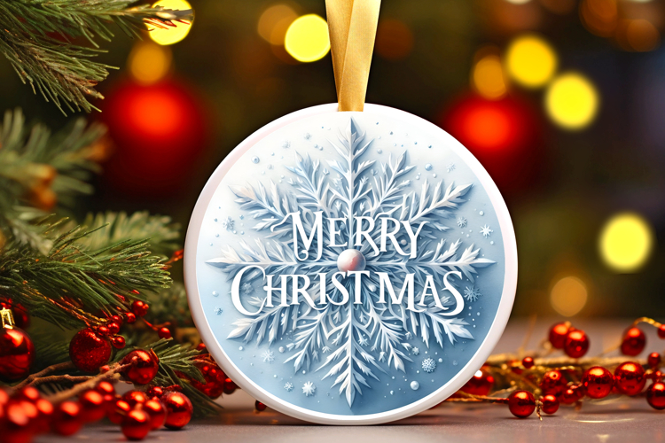 Round Christmass Ornament PNG
