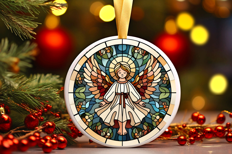 Round Christmass Ornament PNG
