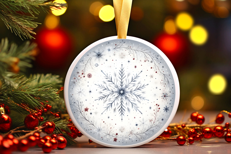 Round Christmass Ornament PNG