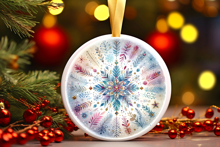 Round Christmass Ornament PNG