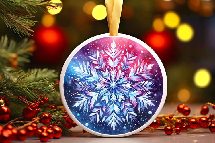 Round Christmass Ornament PNG