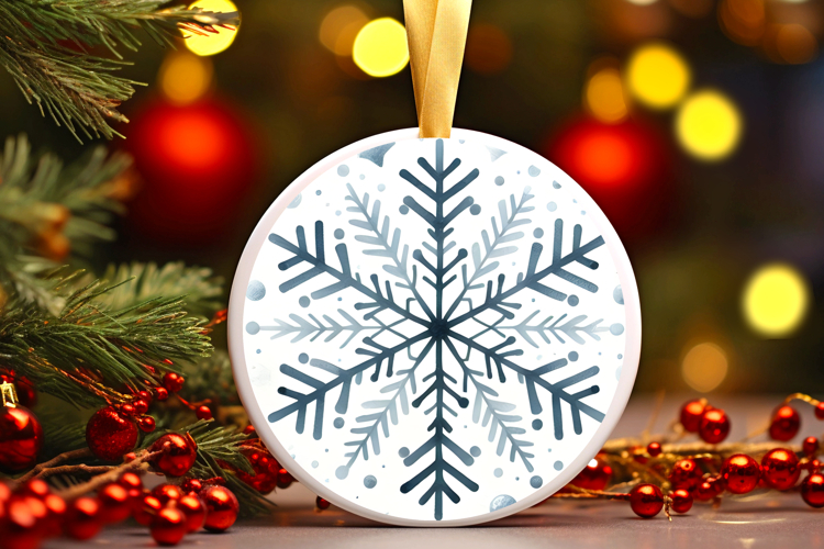 Round Christmass Ornament PNG