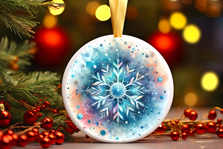 Round Christmass Ornament PNG