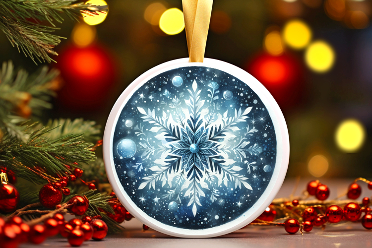 Round Christmass Ornament PNG