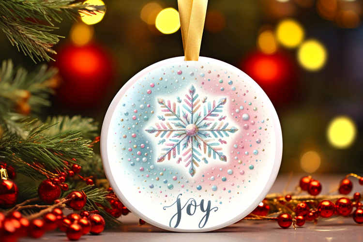 Round Christmass Ornament PNG