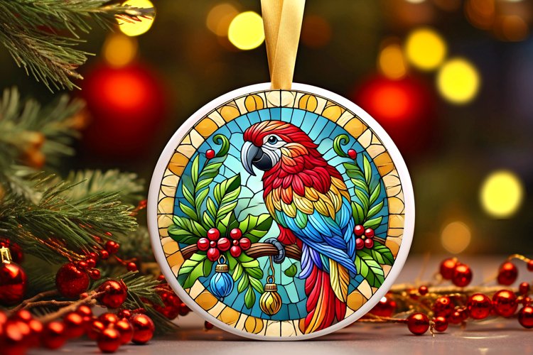 Round Christmas Ornament Sublimation|Clipart