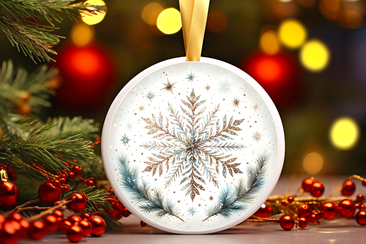 Round Christmass Ornament PNG