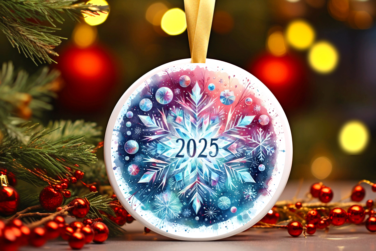 Round Christmass Ornament PNG