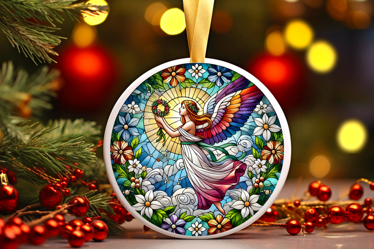 Round Christmass Ornament PNG