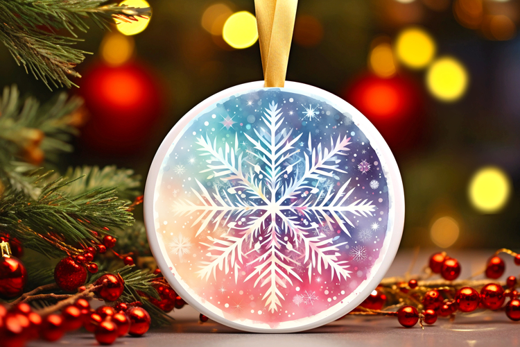 Round Christmass Ornament PNG