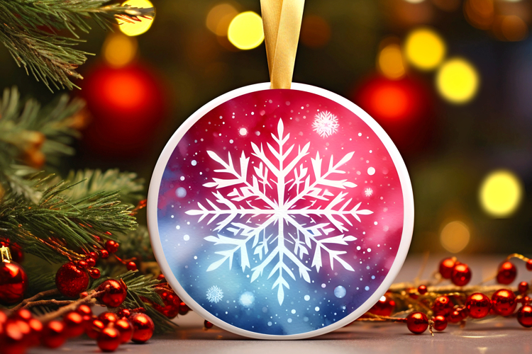 Round Christmass Ornament PNG
