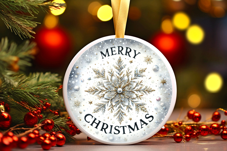Round Christmass Ornament PNG