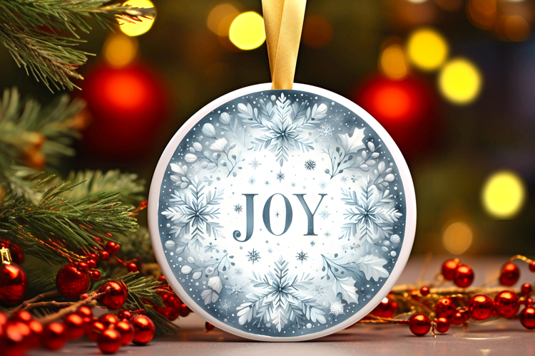 Round Christmass Ornament PNG