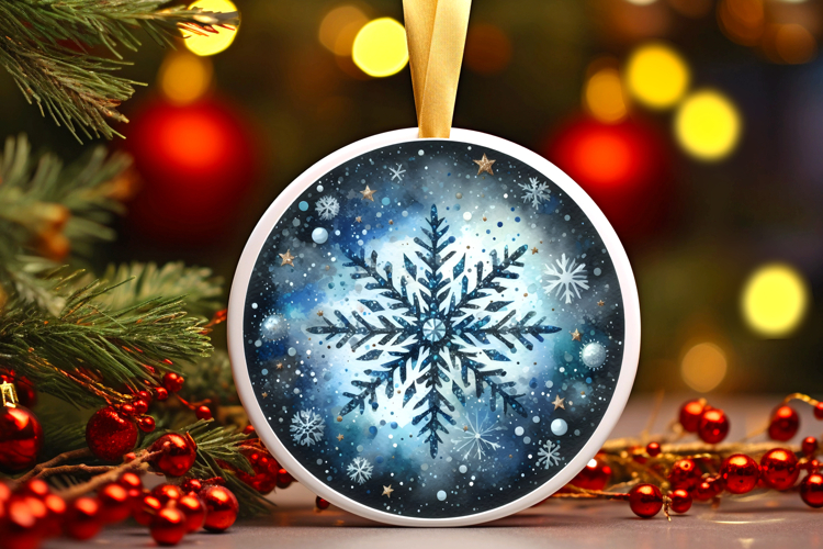 Round Christmass Ornament PNG