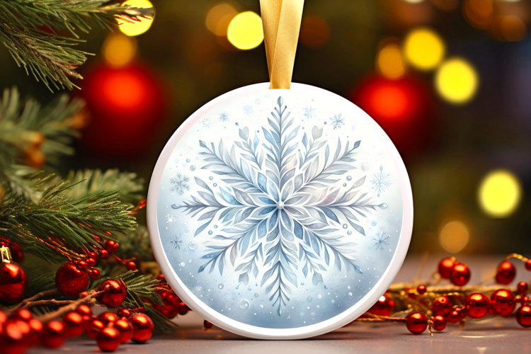 Round Christmass Ornament PNG