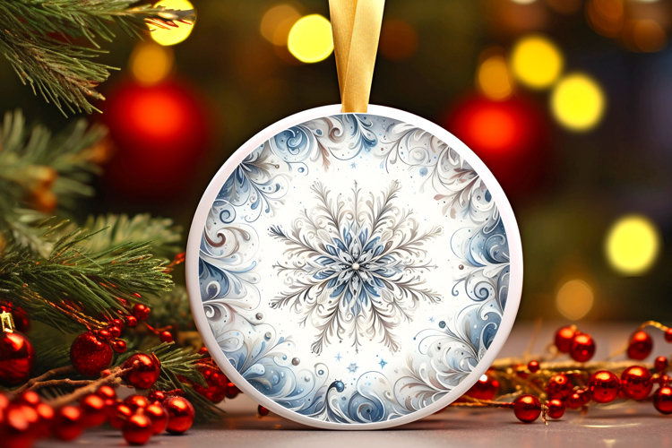 Round Christmass Ornament PNG