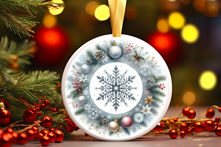 Round Christmass Ornament PNG